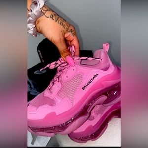 Balenciaga shoes pink barely worn